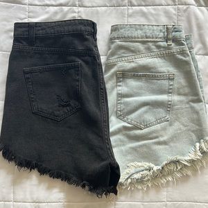 2 pairs wild fable jean shorts